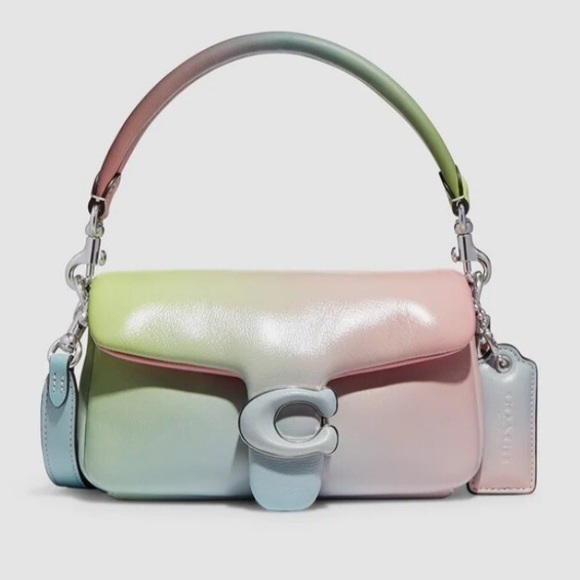 Coach Handbags - COACH Pillow Tabby 18 Ombre Napa Leather multi color mini crossbody bag